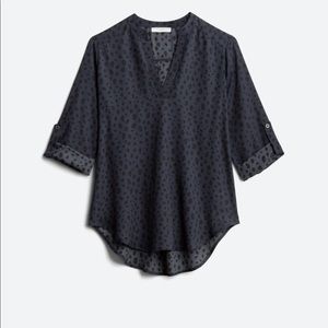 Lush - Warren Split Neck Blouse